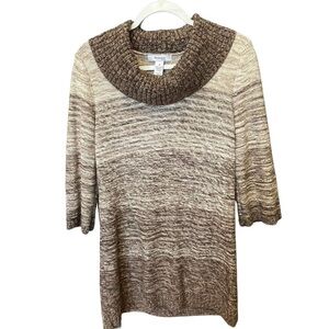 STYLE & CO PETITE WOMEN’S KNIT SWEATER DRESS SIZE M